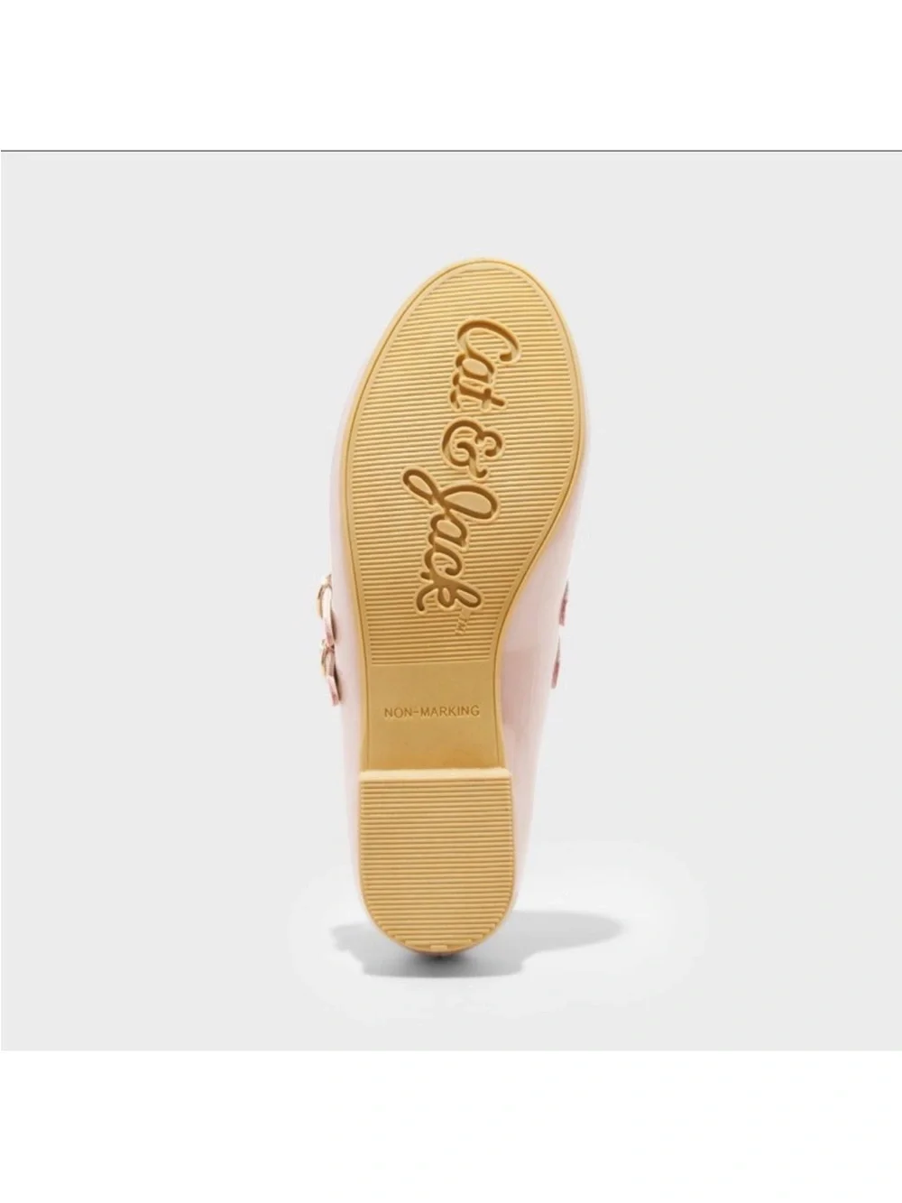Cat & Jack Amelia Light Pink Double-Strap Mary Jane Shoes